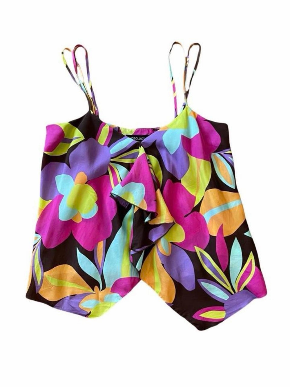Ideology Y2K Silk Floral Babydoll Cami S